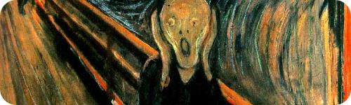 Detalle de "El grito" de Edvard Munch